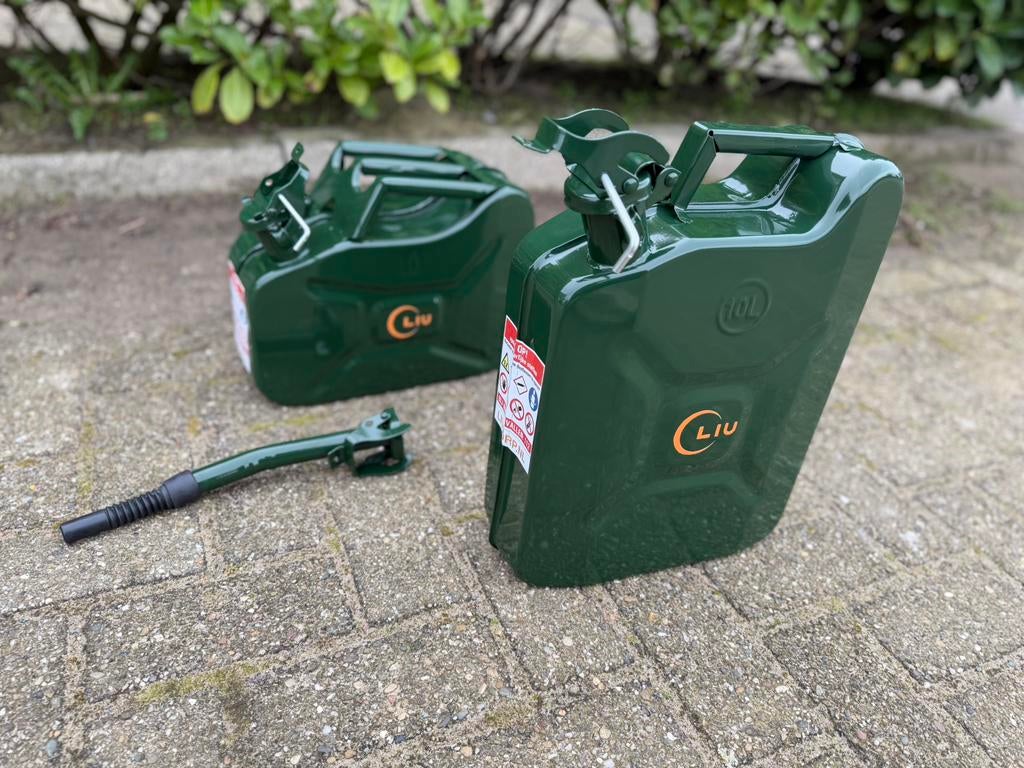 Army JERRYCAN !! 10liter. Robuust horizontaal en verticaal, Auto diversen, Overige Auto diversen, Ophalen of Verzenden