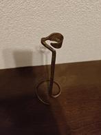 Bronzen Kandelaar - Vintage brutalist stijl, Ophalen of Verzenden, Koper of Brons