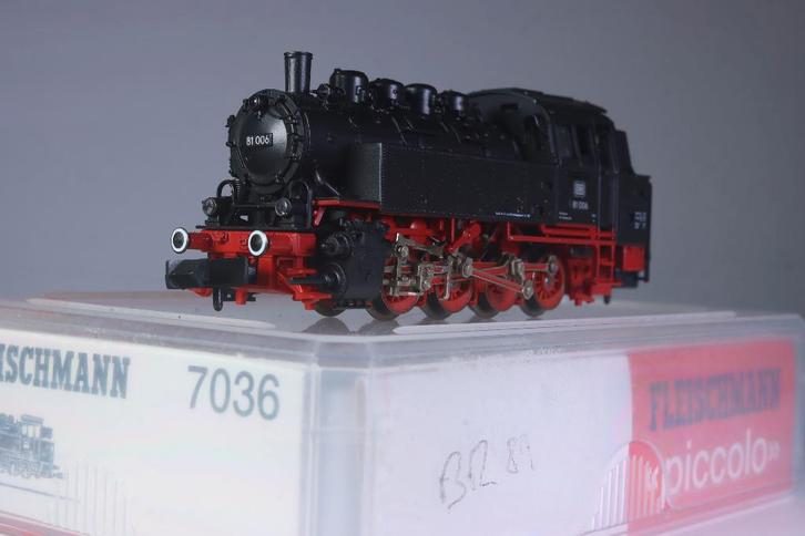 Tenderlocomotief BR 91, zwart, DB, Hobby en Vrije tijd, Modeltreinen | N-Spoor, Nieuw, Locomotief, Gelijkstroom, Fleischmann, Ophalen of Verzenden