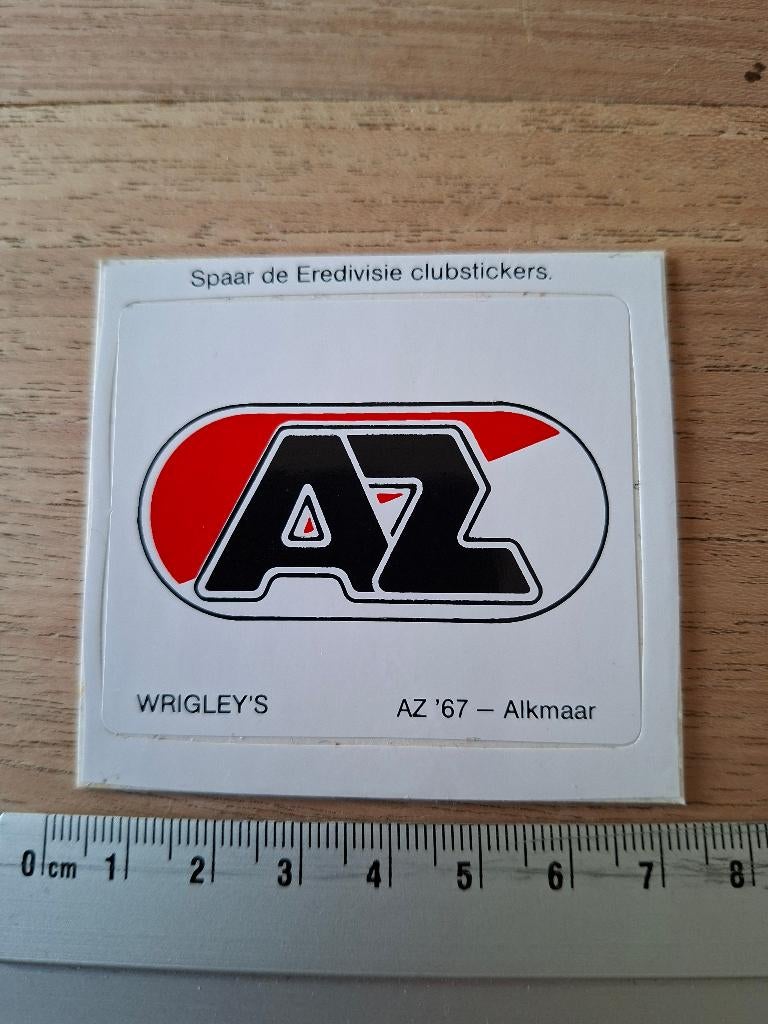 Sticker AZ wrigley's, Ophalen of Verzenden, Zo goed als nieuw, Buitenlandse clubs, Poster, Plaatje of Sticker