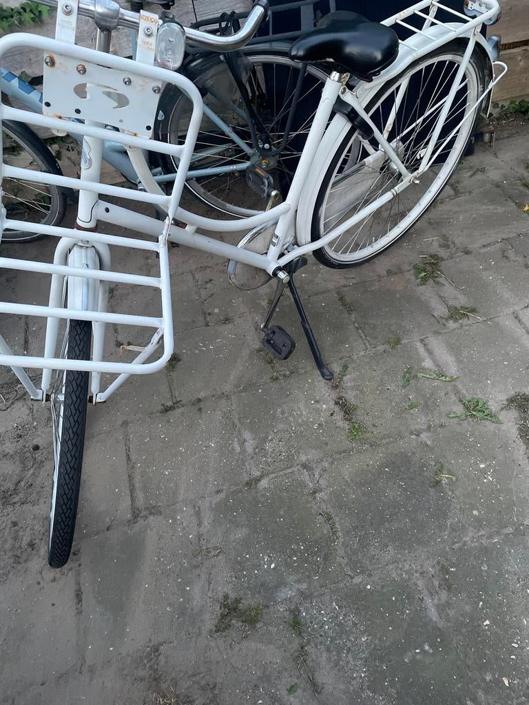Fiets 26 inch velgen - wit gespoten, Fietsen en Brommers, Fietsonderdelen, Ophalen, Gebruikt, Stadsfiets, Wiel