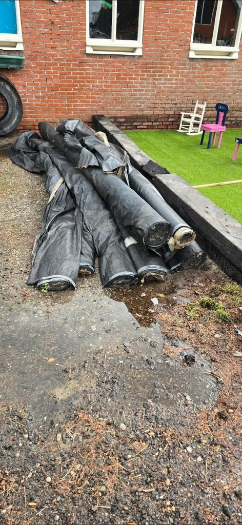 Grote partij worteldoek 600m2, Tuin en Terras, Parasols, Nieuw, Meer dan 4 meter, Ophalen