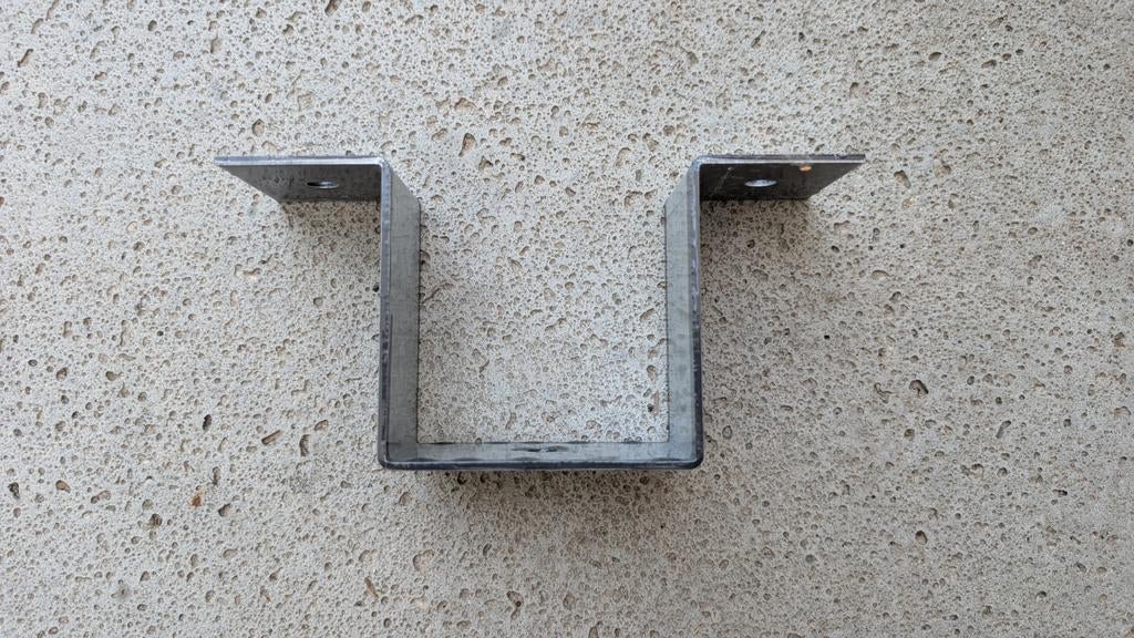 RVS Balkklem / Buisklem - Nieuw - 10x10 cm, 50 tot 100 mm, Overige typen, Nieuw, Ophalen of Verzenden