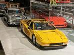 Ferrari Testarossa Pocher Rivarossi K59 1/8 Targa Geel, Ophalen of Verzenden, Gebruikt, Auto