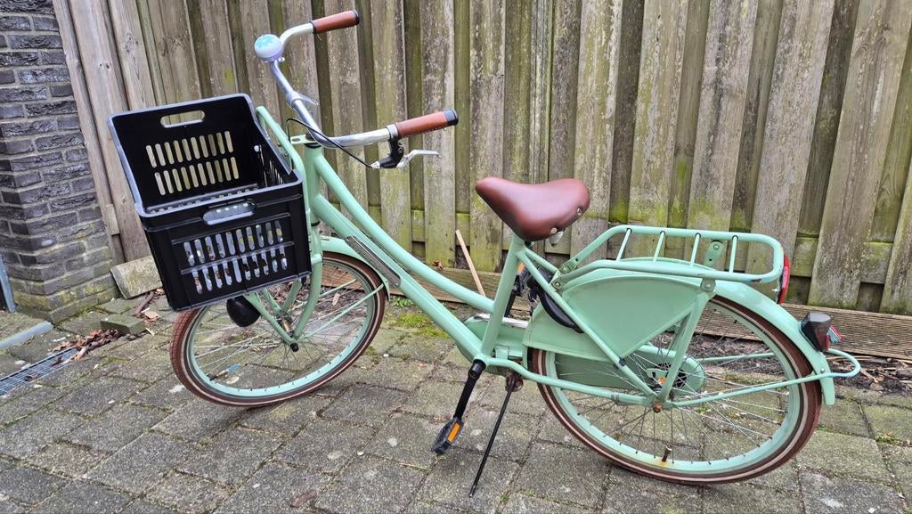 24 inch - Popal Cargofiets met krat - Ideaal voor schooltas, Ophalen, Gebruikt, Goederen, Overige merken