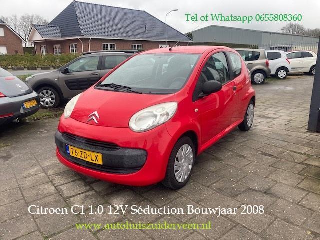CITROEN C1 1.0 3-DRS Seduction Onderhoudsboekjes, Auto's, Citroën, Bedrijf, Te koop, C1, ABS, Airbags, Alarm, Startonderbreker