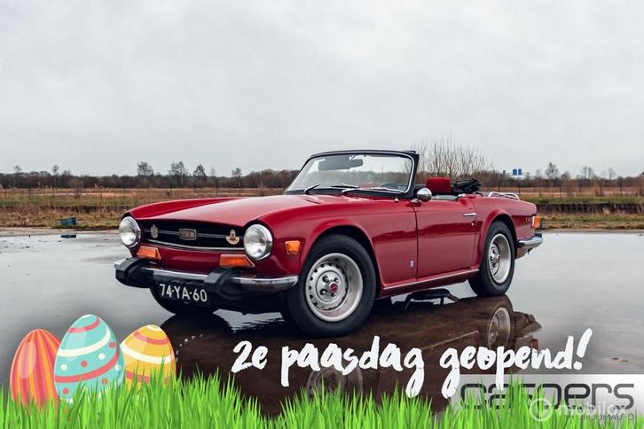 Triumph TR6 Soft Top, Auto's, Triumph, Bedrijf, Te koop, TR6, Open dak, Benzine, Cabriolet, Handgeschakeld, Geïmporteerd, Rood