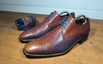 Floris van Bommel herenschoenen met riem maat 8,5 / 42,5, Ophalen, Bruin, Floris van Bommel, Zo goed als nieuw