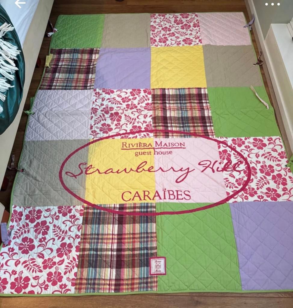 Tof plaid Riveira Maison, Ophalen of Verzenden, Zo goed als nieuw, 150 tot 200 cm, Rechthoekig