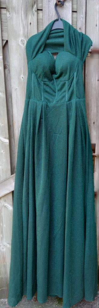 Galajurk feestjurk dansjurk maat s/m groen met glitter, Kleding | Dames, Gelegenheidskleding, Galajurk, Ophalen of Verzenden, Zo goed als nieuw