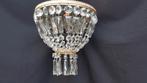 Plafonnière met 2 lichtpunten, Ophalen of Verzenden, Gebruikt, Glas