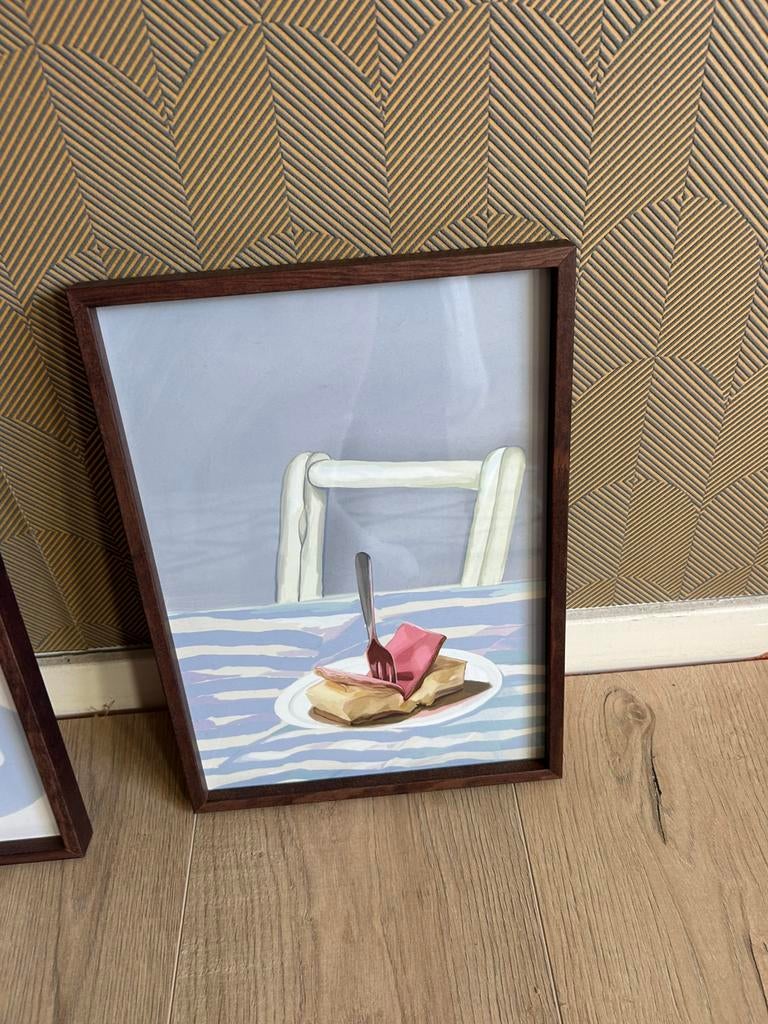 Fotolijst Hema A4, Ophalen of Verzenden, Zo goed als nieuw, Hout, Minder dan 50 cm