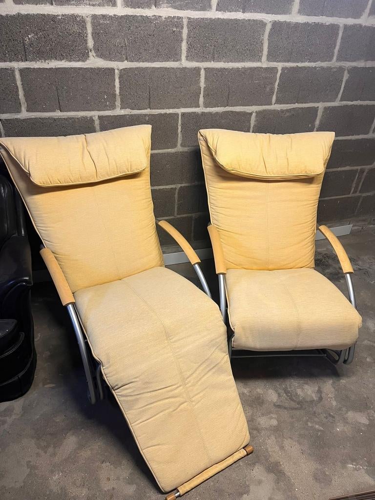 Bonaldo Swing Plus Fabric Lounger (set), Ophalen, Gebruikt, Overige kleuren, Stof