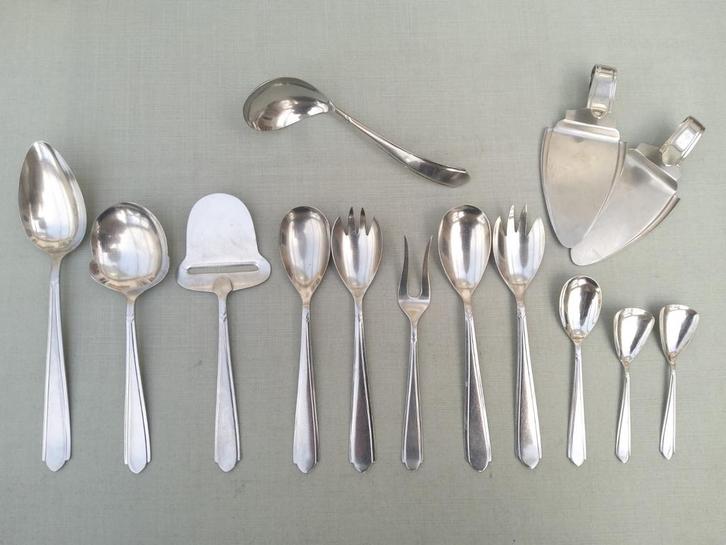 Gero Zilmeta 573 - Compotelepel - Slacouvert- Jamlepel etc., Antiek en Kunst, Antiek | Bestek, Ophalen of Verzenden