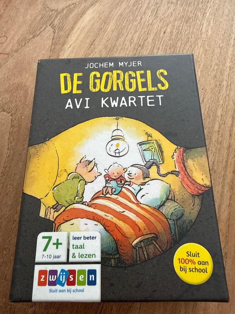 De Gorgels Avi Kwartet - Leerzaam Kaartspel, Een of twee spelers, Ophalen of Verzenden, Zo goed als nieuw