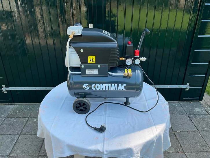 Contimac Compressor CM 235/8/24 W - Zo goed als nieuw, Doe-het-zelf en Verbouw, Compressors, Zo goed als nieuw, 6 tot 10 bar, 25 tot 100 liter