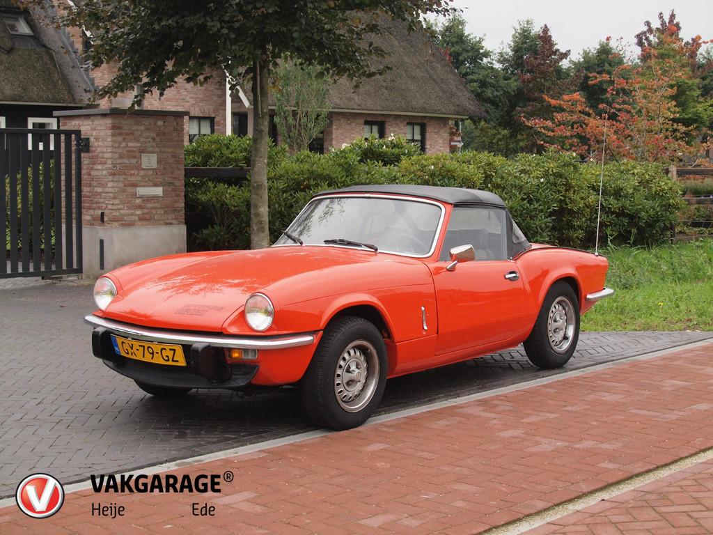 Triumph Spitfire 1500 Soft Top | Nederlandse auto | Zeer net, Auto's, Triumph, Gebruikt, 4 cilinders, Cabriolet, Origineel Nederlands