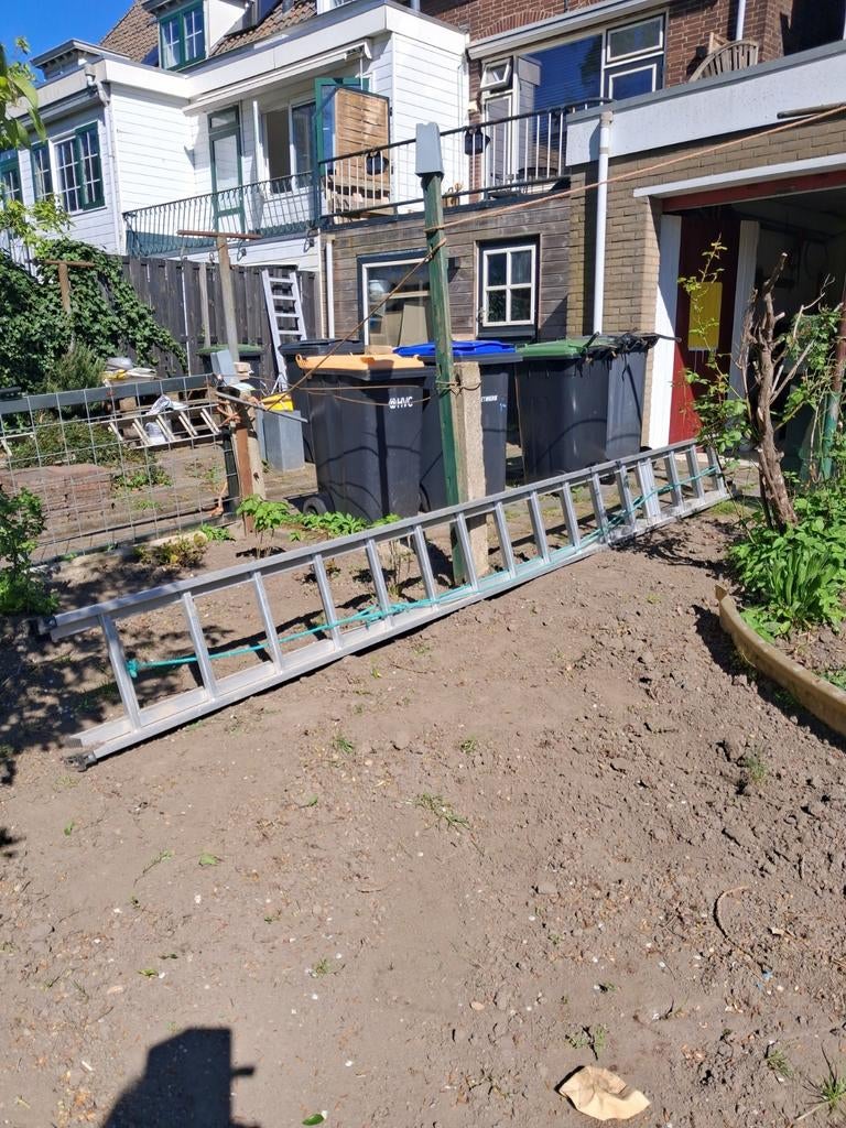 Uitschuifbare ladder tot 8 meter, Verzenden