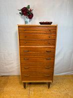 Gratis verzending!MidCentury Retro Vintage Teak Ladekast1960, Gebruikt, 100 tot 150 cm, -, Teakhout