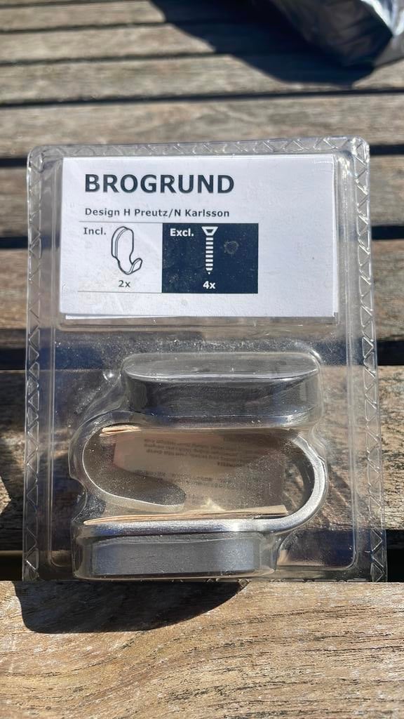 Twee ikea haken, Ophalen, Nieuw, Chroom, Overige typen