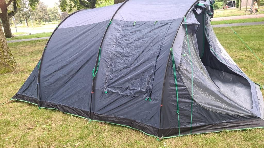 4persoons tunneltent Safarica Blackhawk 280deluxe, Caravans en Kamperen, Ophalen, Gebruikt, Tot en met 4