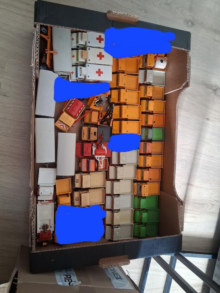 Grote partij siku unimog bouwketen ambulance brandweer, Ophalen of Verzenden, Bus of Vrachtwagen, SIKU