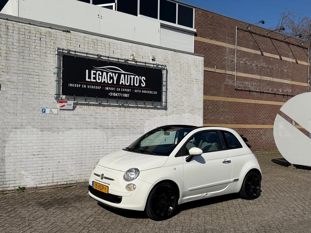 Fiat 500 C 0.9 TwinAir - CABRIO - APK 02/2027 - AIRCO - RIJD, Euro 5, 86 pk, Gebruikt, Cabriolet