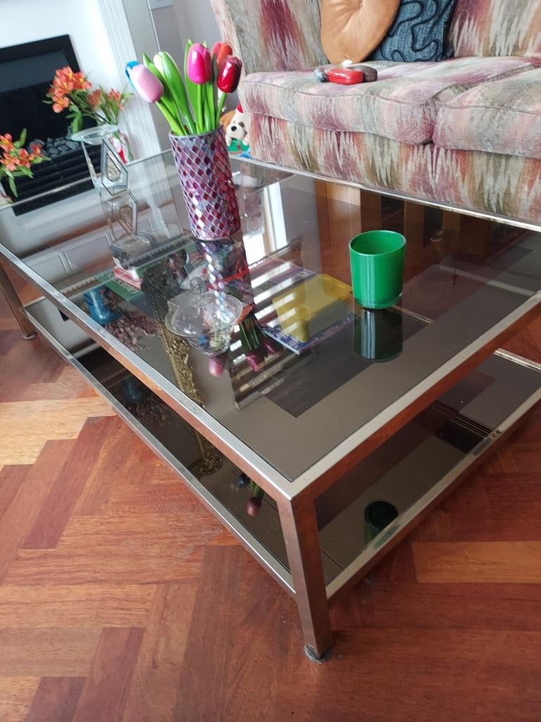 Eettafel en salontafel, Huis en Inrichting, Ophalen, 200 cm of meer, 50 tot 100 cm, Zo goed als nieuw