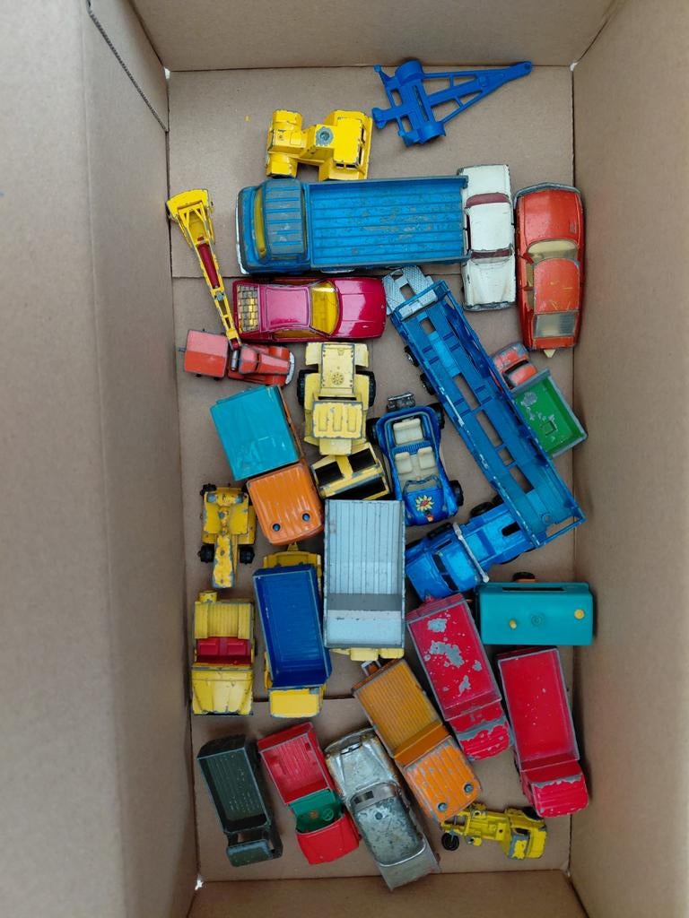 Partij oude auto's voornamelijk majorette, Ophalen of Verzenden, Gebruikt, Auto