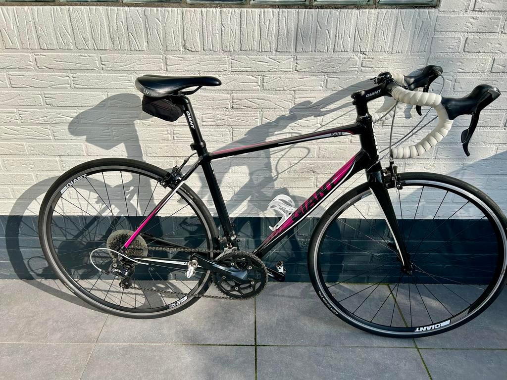 Giant Avail Dames Racefiets - Zwart/Roze, Fietsen en Brommers, Fietsen | Racefietsen, Ophalen, 28 inch, Aluminium, Giant