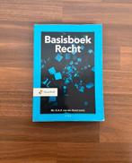 Basisboek recht, Ophalen of Verzenden, Zo goed als nieuw, Overige onderwerpen