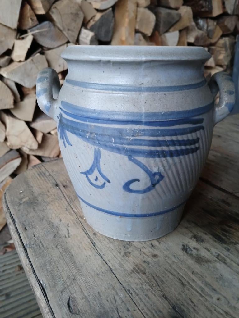 Oude Keulse pot van keramiek, 2 liter, gaaf, Ophalen of Verzenden