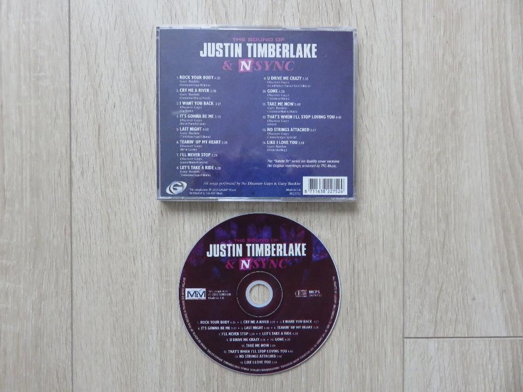CD JUSTIN TIMBERLAKE & NSYNC ZGAN  14 SONGS, Ophalen of Verzenden, Zo goed als nieuw