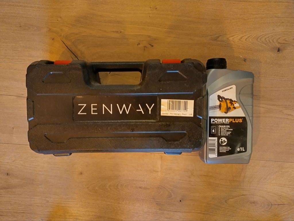 Zenway mini kettingzaag + kettingolie, Ophalen of Verzenden, Nieuw