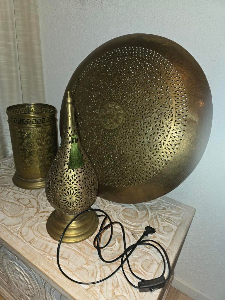 Prachtige authentieke Marokkaanse decoratie uit Marokko, Ophalen of Verzenden, Zo goed als nieuw, Minder dan 50 cm