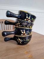 Vintage soufflenheim keramiek aardewerk schaaltjes, Gebruikt, Keramiek, Ophalen of Verzenden, Schaal of Schalen