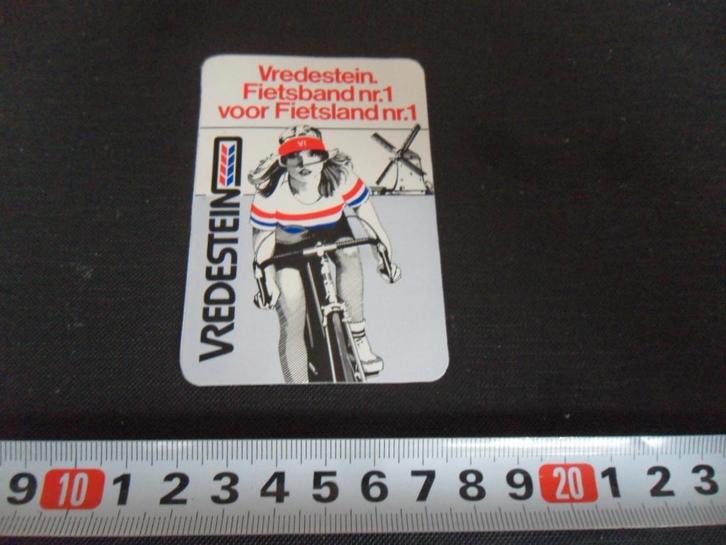 sticker VREDESTEIN Fietsband nr.1  Fiets Molen BUA131, Hobby en Vrije tijd, Stickers en Plaatjes, Zo goed als nieuw, Sticker, Ophalen