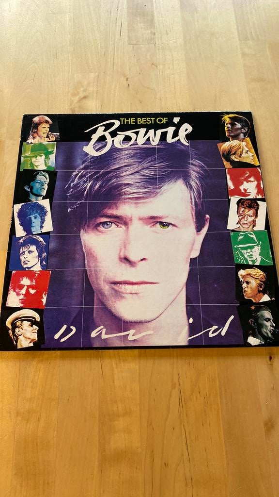 Vinyl lp David Bowie - The best of, Ophalen of Verzenden, Zo goed als nieuw, 12 inch, Poprock