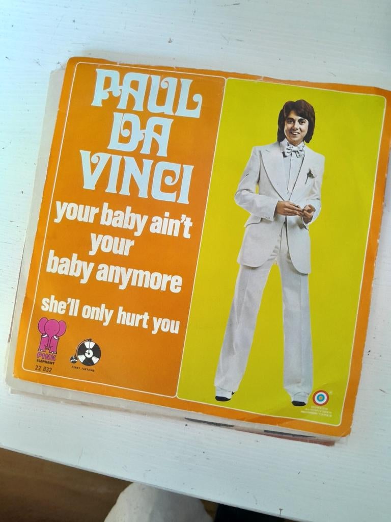 Paul da vinci 7inch uour baby ain,t your baby anymore, Ophalen of Verzenden, Zo goed als nieuw, Pop