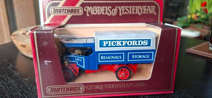Matchbox Models of Yesteryear - Y27/1922 Foden Steam Lorry, Hobby en Vrije tijd, Modelauto's | 1:43, Zo goed als nieuw, Auto, Matchbox