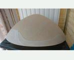 Groot gevlamde/gemarmerde crème lampenkap 45cm, Huis en Inrichting, Lampen | Lampenkappen, Ophalen, Rond, Zo goed als nieuw, Crème