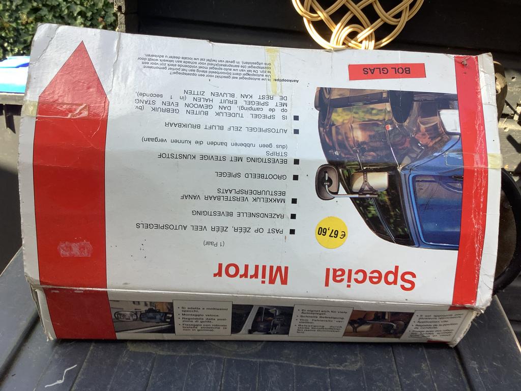 Auto caravan spiegels set, Ophalen of Verzenden, Zo goed als nieuw