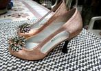 Maat 36 * Gouden Jan Jansen pumps hak +/- 7 cm, Pumps, Overige kleuren, Verzenden, Jan Jansen