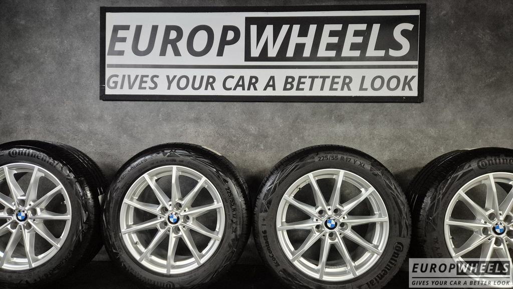 17 inch BMW 4 serie Gran Coupe G26 en i4 G26 Zomerbanden, Gebruikt, -, -, Banden en Velgen