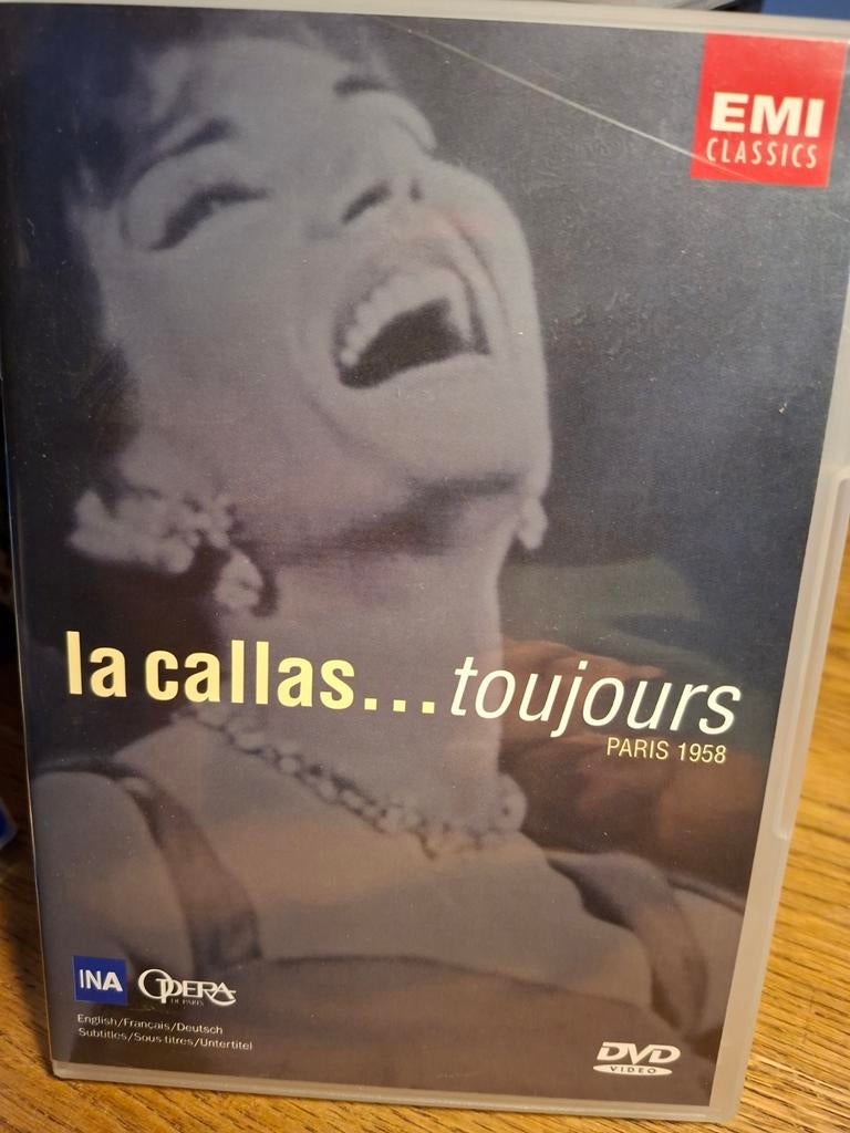 La callas  toujours dvd concert paris 1958 classic, Verzenden, Alle leeftijden, Overige genres, Zo goed als nieuw