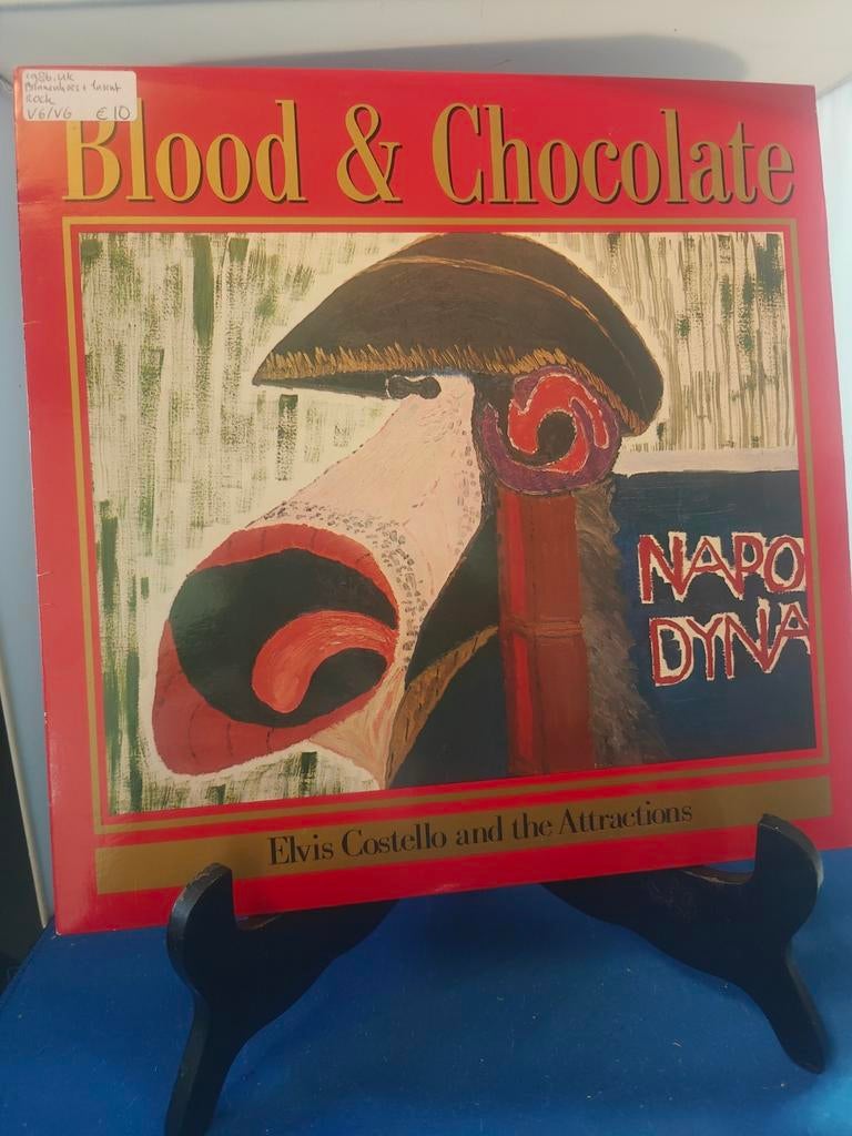 Elvis Costello and The Attractions - Blood & Chocolate LP, Cd's en Dvd's, Vinyl | Rock, Ophalen of Verzenden, Zo goed als nieuw