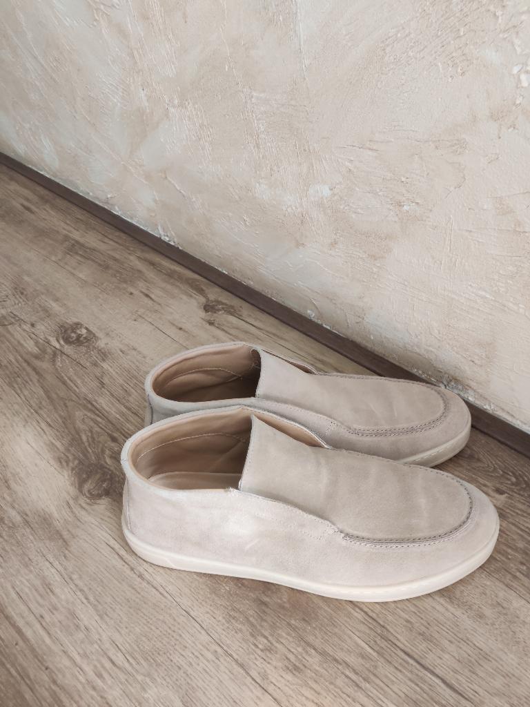 Mooie heren instappers, suede, beige, maat 46, Kleding | Heren, Schoenen, Overige kleuren, Overige typen, Ophalen of Verzenden