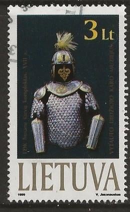 Litouwen 206, harnas, Verzenden, Overige landen, Gestempeld