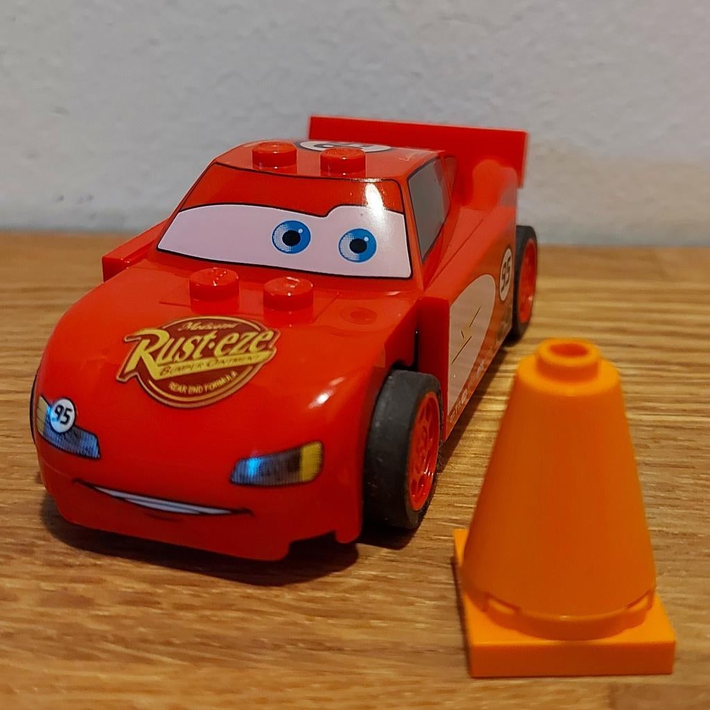 Lego 8200 Cars 2 Bliksem, Gebruikt, Lego, Compleet, Ophalen of Verzenden