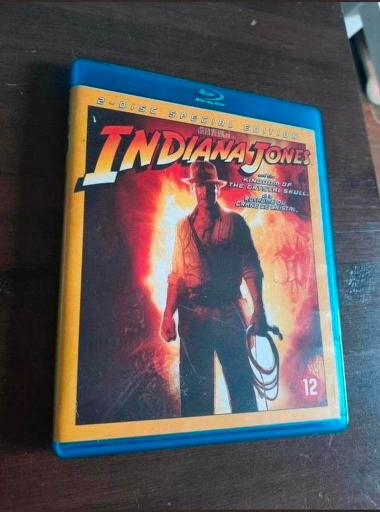 Indiana Jones Kingdom of the Crystal Skull 2 disc blu-ray, Ophalen of Verzenden, Zo goed als nieuw, Avontuur